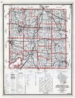 Jefferson County Map, Wisconsin State Atlas 1959